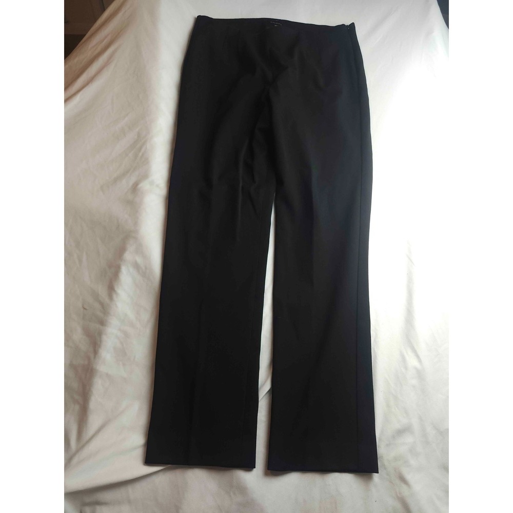 Talbots Curvy Dress Pants Womens 10 Black Straight Leg Career Office Workwear